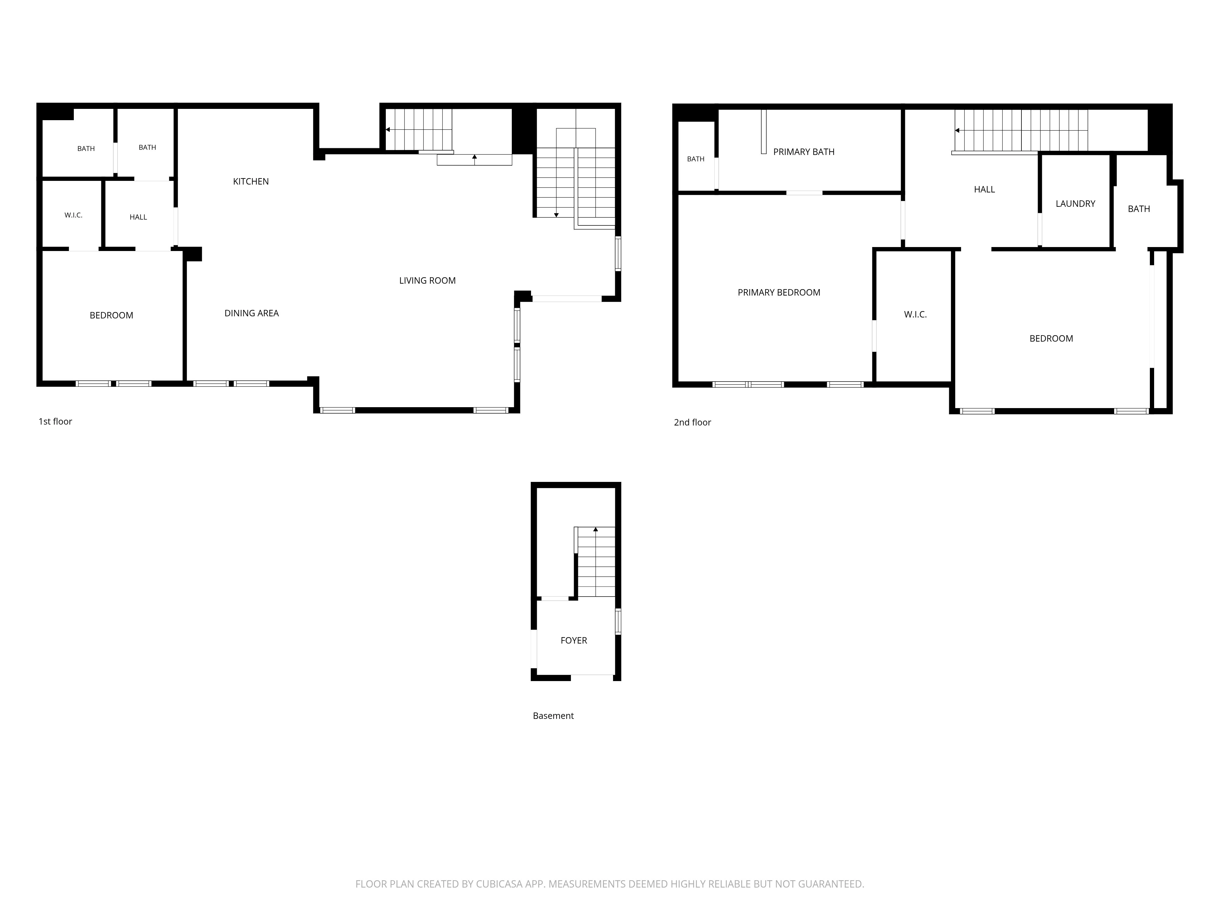 Clean layout view floor plan for 772 Tranquility Circle #1